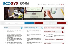 Electronic Certificates of Origin System: EcoSys