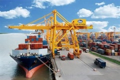 A company operating at the seaport